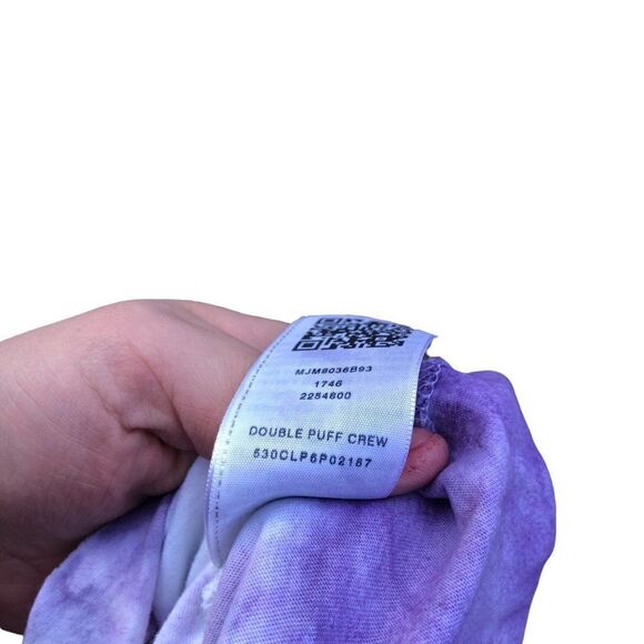 TIE Dyed True Religion Shirt Small Big Logo White/Purple - Picture 3 of 10